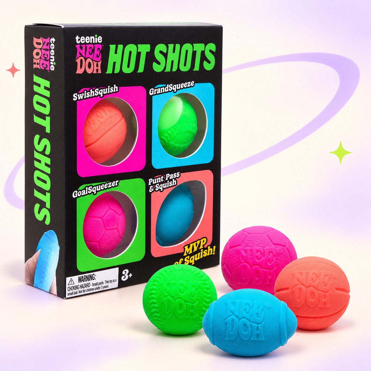 Teenie NeeDoh Hot Shots Multipack